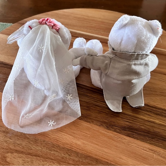 TY Beanie Babies Bride Groom - WE DO - I Do Wedding Bear Duo 2004 - Picture 2 of 2